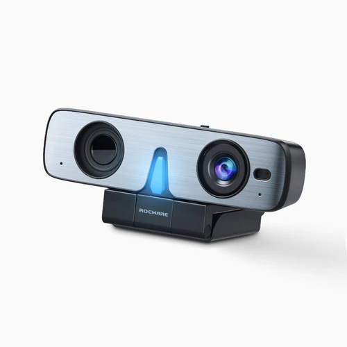 RC08 All-in-one 1080p Webcam with Speaker and Mic 3 RC08 All-in-one 1080p Webcam with Speaker and Mic - Image 3