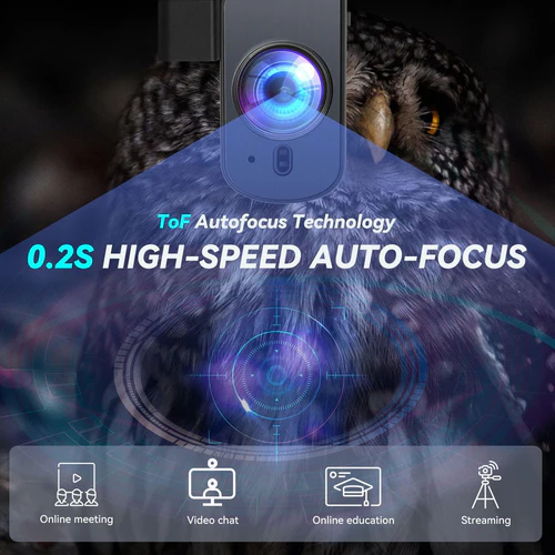 RC08 All-in-one 1080p Webcam with Speaker and Mic 7 RC08 All-in-one 1080p Webcam with Speaker and Mic - Image 7